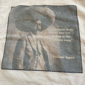 Bag, Emiliano Zapata Graphic Canvas Tote